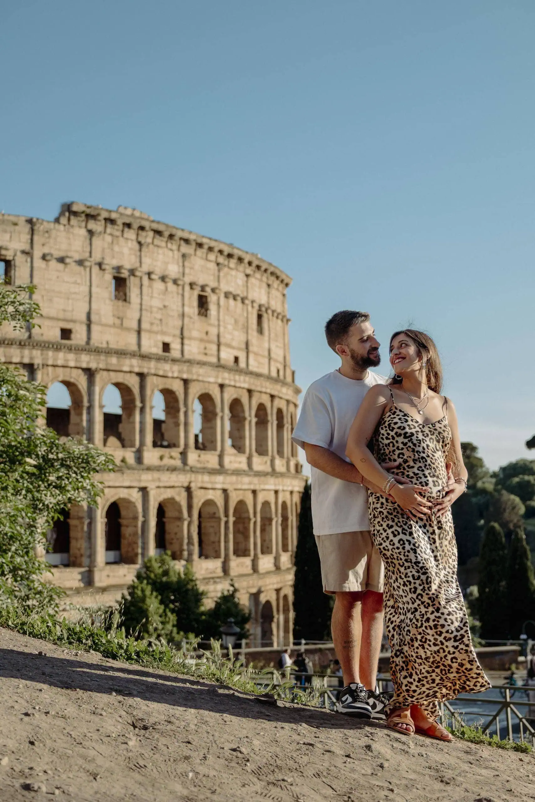 Expecting couple bump colosseum Rome - Rome by Finzi