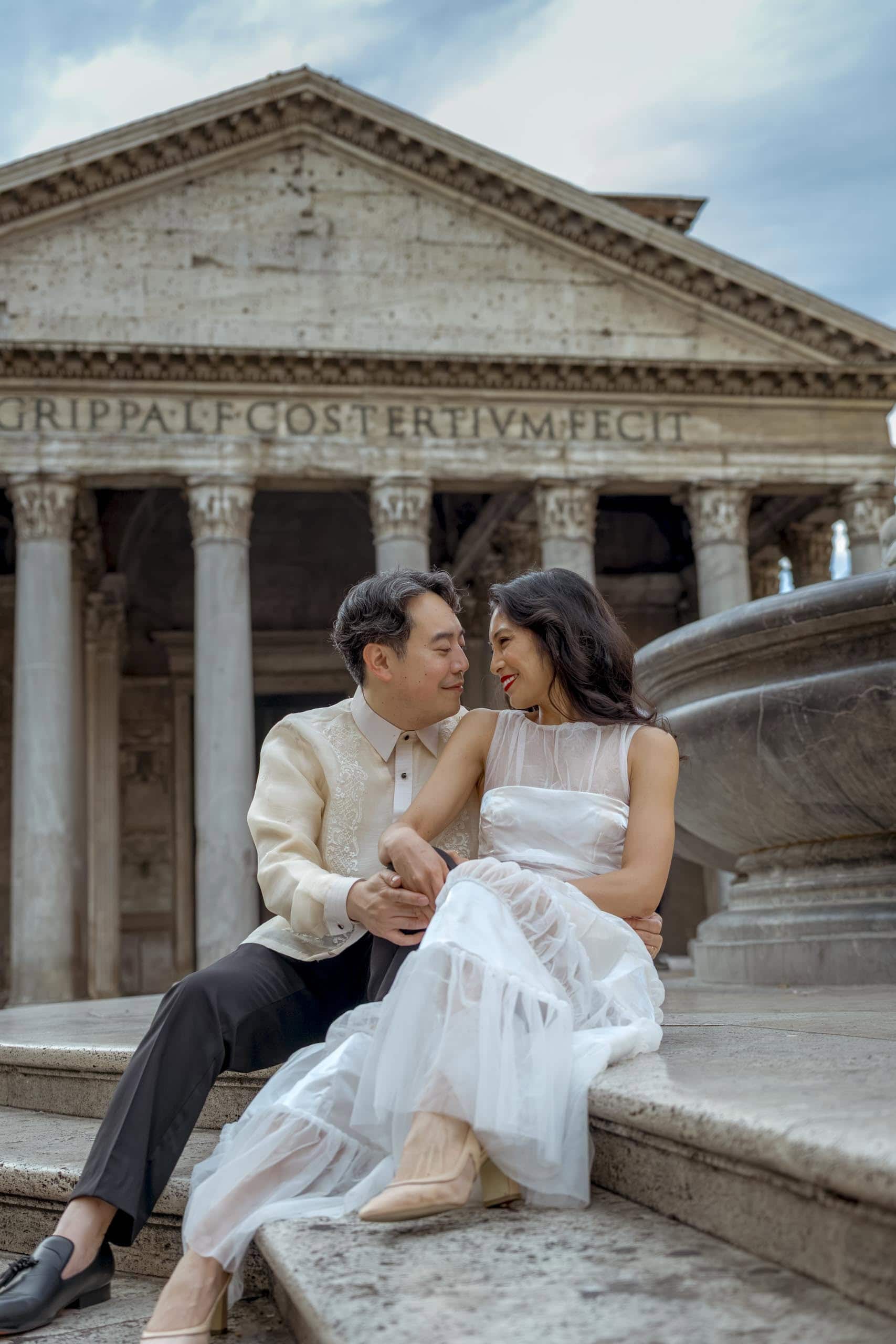 Couples session - Dan & Mika at Pantheon, Rome